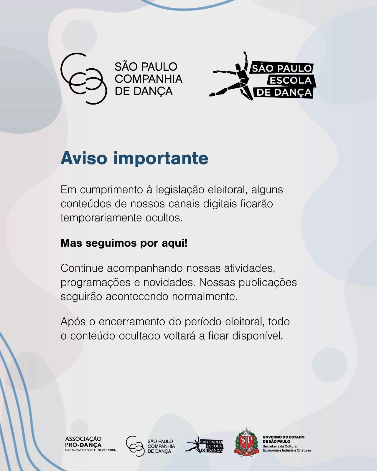 Aviso Eleição 2026